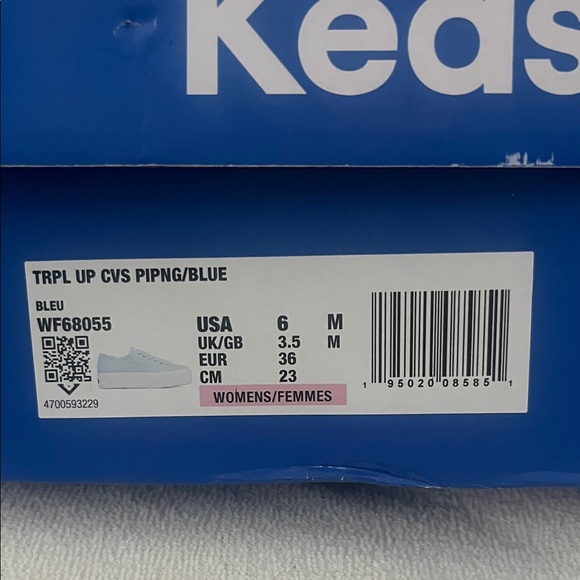 Keds Platform Sneakers in Soft Blue Brand New - Picture 2 of 8